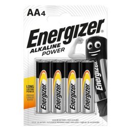ENERGIZER Elem, AA ceruza, 4 db, ENERGIZER "Alkaline Power"