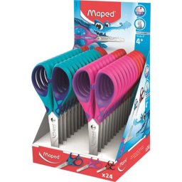 MAPED Olló display, iskolai, 13 cm, MAPED "Essentials Soft"