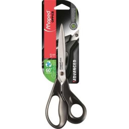 MAPED Olló, irodai, 21 cm, MAPED "Advanced Green"