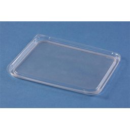 Tető, ételtároló dobozhoz, 500-1000 ml, műanyag, mikrózható, 50 db, "Varia", víztiszta
