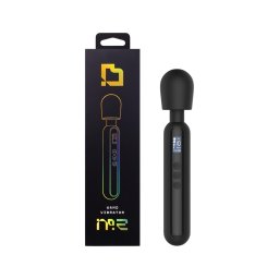 BLAQ - nagy digitális masszírozó vibrátor (fekete)