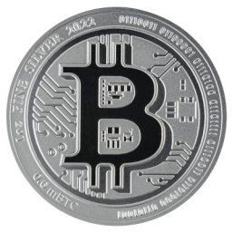 BITCOIN 2022 - 1 Oz - ezüst befektetési érme