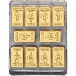 Heimerle + Meule UnityBox Gramm Goldbarren - 250x1g - befektetési aranytábla