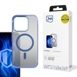 3mk védőburkolat Frosty MagCase kék Apple iPhone 13 Pro készülékhez