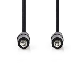 Nedis CAGB22000BK10 - Sztereó audiokábel | 3,5 mm-es dugó - 3,5 mm-es dugó | 1 m | Fekete