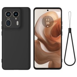 RUBBER Védőburkolat Motorola Edge 50 Ultra fekete