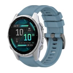SILICONE Cserélhető szíj Garmin Fenix 8 43mm kékhez