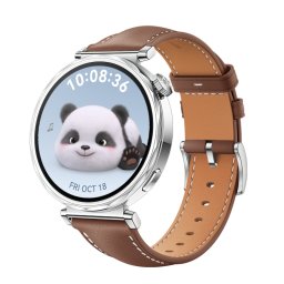 LEATHER Bőrszíj Huawei-hoz Watch GT 5 41mm barna