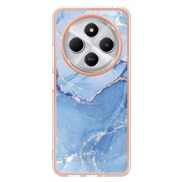 IMD MARBLE Védőburkolat Xiaomi Redmi 14C / Poco C75 BLUE-hoz