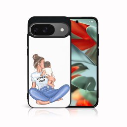 PROTEMIO MY ART Védőburkolat a Google Pixel 9 számára SUPERMOM (112)