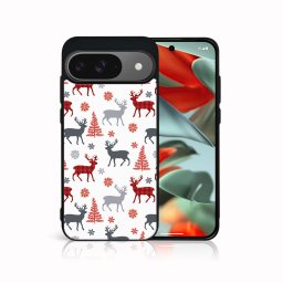 PROTEMIO MY ART Borító karácsonyi mintával Google Pixel 9 DEER (068)