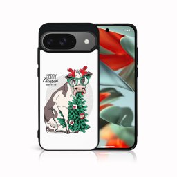 PROTEMIO MY ART Borító karácsonyi mintával Google Pixel 9 VIDÁM CHRISTMAS (074)