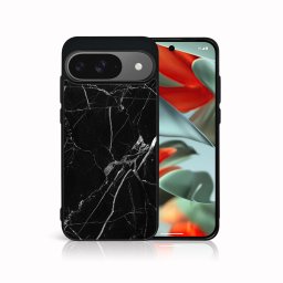 PROTEMIO MY ART Védőburkolat a Google Pixel 9-hez BLACK MARBLE (142)