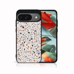 PROTEMIO MY ART Védőburkolat a Google Pixel 9 BEIGE TERRAZZO-hoz (162)