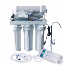 EconomyWater RO-Traditional 200GPD direkt átfolyós RO vízszűrő nyomásfokozóval + AJÁNDÉK AquaStop