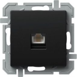 LOGIQ Egyes telefon aljzat Rj11 Keystone Fekete