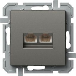 LOGIQ Kettős adatcsatlakozó Rj45 Cat5e Titán