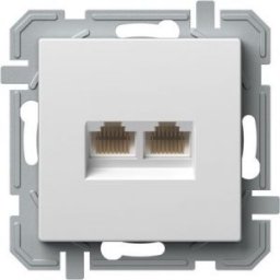 LOGIQ Kettős adatcsatlakozó Rj45 Cat6 Fehér