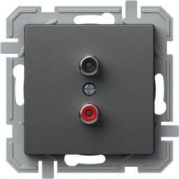 LOGIQ RCA audio aljzat Antracit