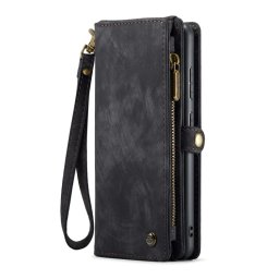 WALLET Védőhuzat pénztárcával 2 az 1-ben Samsung-hoz Galaxy A35 5G fekete