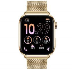 ICE Smart 3.0 - 1.78 AMOLED - GPS - Arany milanese szíjas, női okosóra - 36 mm (024656)