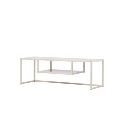 Fém TV asztal RIVERSIDE 120x40cm, bézs