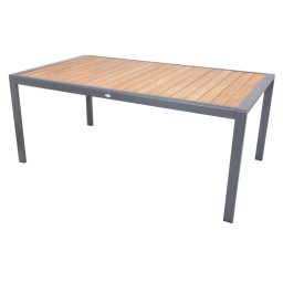 Rojaplast Annecy alumínium kerti étkezőasztal 180x100 cm