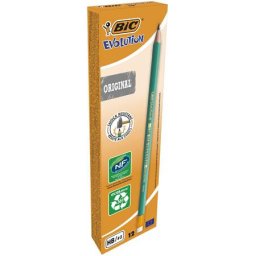 BIC Grafitceruza radírral, HB, hatszögletű, BIC "Evolution Original"