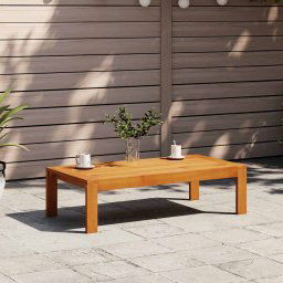 vidaXL tömör akácfa kerti asztal 100 x 50 x 27 cm