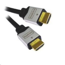 PREMIUMCORD kábel HDMI A - HDMI A M/M 2m aranyozott és fém HQ csatlakozók, 4K