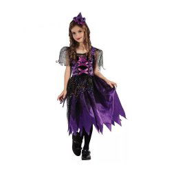 Boszorkány Purple jelmez 110/120 cm