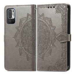 ART pénztárca borító Xiaomi Redmi Note 10 5G / Poco M3 Pro ORNAMENT szürke