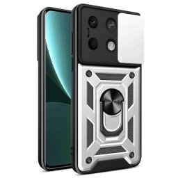 RING KAMERA Borító tartóval Xiaomi Redmi Note 13 5G ezüsthöz