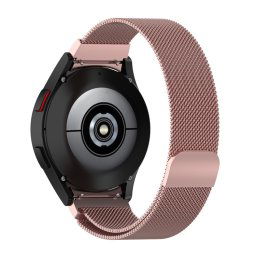 MILANESE Fémszíj a Samsung Galaxyhoz Watch FE rózsaszín