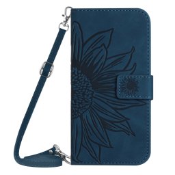 ART SUNFLOWER pénztárca tok zsinórral Xiaomi-hoz Redmi 14C / Poco C75 kék