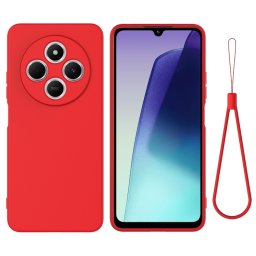 RUBBER Védőburkolat Xiaomi-hoz Redmi 14C / Poco C75 piros