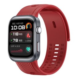 SILICONE 3DB Cserélhető szíj Huawei-hoz Watch D2 piros