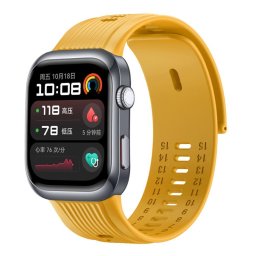 SILICONE 3DB Cserélhető szíj Huawei-hoz Watch D2 sárga