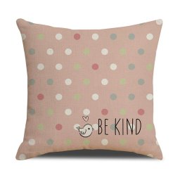 Párnahuzat BE KIND 45x45 cm, rózsaszín