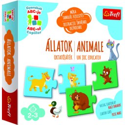 Móka tanulás és fejlesztés sorozat - Állatok oktató játék - Trefl