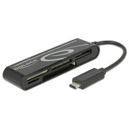 Delock USB 2.0 kártyaolvasó USB Type-C™ male 5 bővítőhely