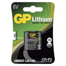 Eldobható lítium elem, speciális, CR-P2, 6V, GP, buborékcsomagolás, 1 db-os kiszerelésben