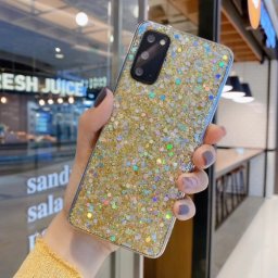 GLIT Samsung Galaxy A51 védőtok arany