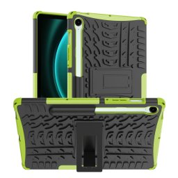 STAND Extra strapabíró tok Samsung Galaxy Tab S10 FE / Tab S9 FE zöld