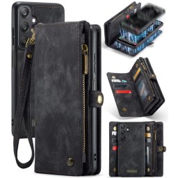 WALLET Védőhuzat pénztárcával 2 az 1-ben Samsung Galaxy A25-höz 5G fekete