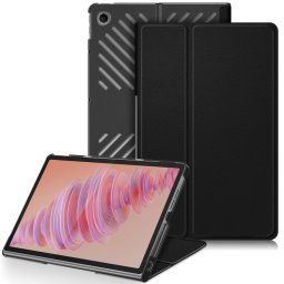 LEATHER Csuklós burkolat Lenovo fülhöz Plus 11,5 fekete