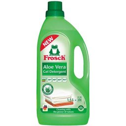 FROSCH Folyékony mosószer, 1,5 l, FROSCH "Aloe Vera"