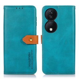 KHAZNEH DUAL-COLOR Pénztárcahuzat Honor-hoz X7b kék