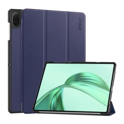ENKAY LEATHER Flip tok Honor-hoz Pad X8a kék