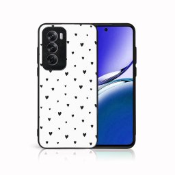 PROTEMIO MY ART Védőburkolat a Oppo Reno12-hez Pro 5G BLACK HEARTS (167)